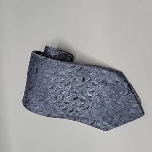 Ermenegildo Zenga Blue Print Silk Neck Tie